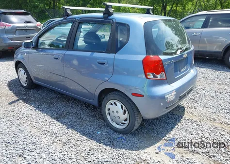 2006 Chevrolet Aveo Ls из США, поврежденный, VIN KL1TD666X6B567451